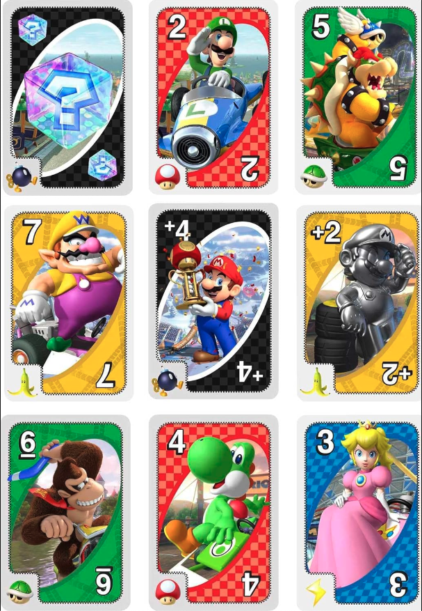 Juego de Cartas UNO Mario Kart - Imagen 4